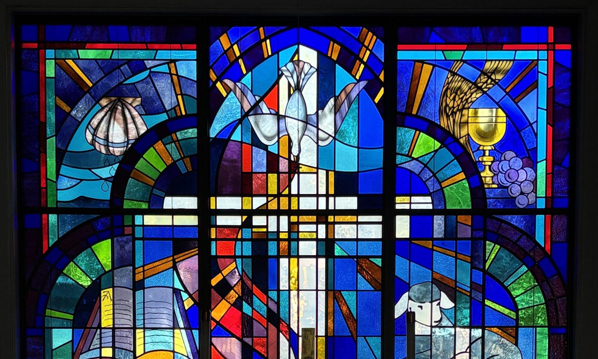 Grace Global Methodist Stained Glass Window